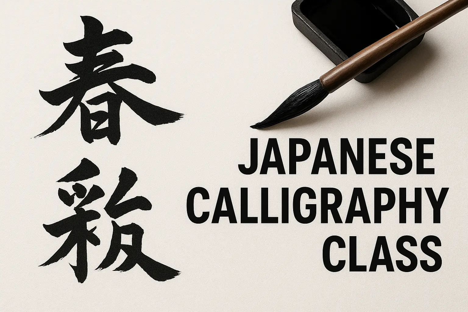 Japanese Calligraphy Class
